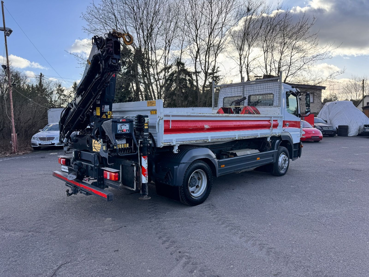Camión volquete, Camión grúa Mercedes-Benz Atego 1224 Kipper - Kran: foto 7