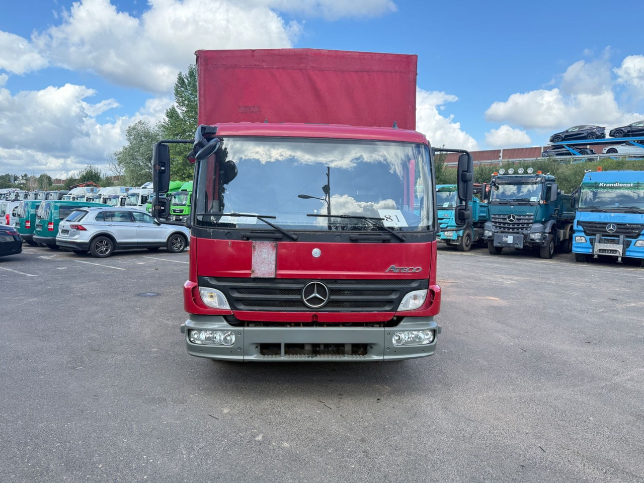 Mercedes-Benz Atego 816 L Lbw Tempomat - Camión lona: foto 1 Mercedes-Benz Atego 816 L Lbw Tempomat - Camión lona: foto 1