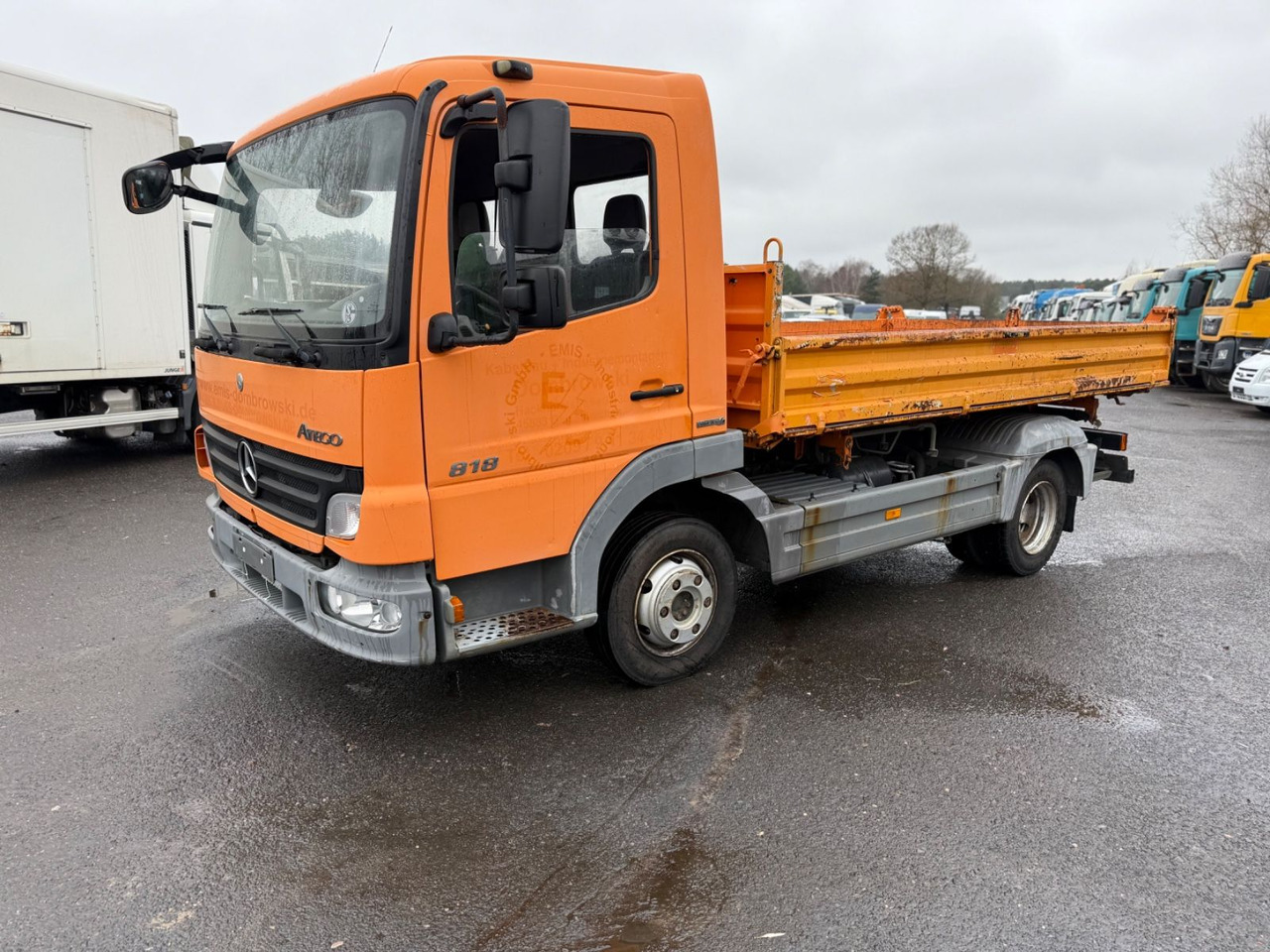 Camión volquete Mercedes-Benz Atego   818 4x2 OM 904: foto 9