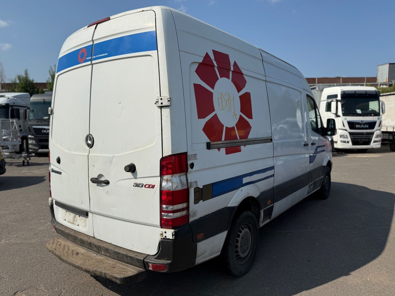Mercedes-Benz Sprinter II Kasten 313 CDI MOTORSCHADEN !!! - Furgón: foto 3 Mercedes-Benz Sprinter II Kasten 313 CDI MOTORSCHADEN !!! - Furgón: foto 3