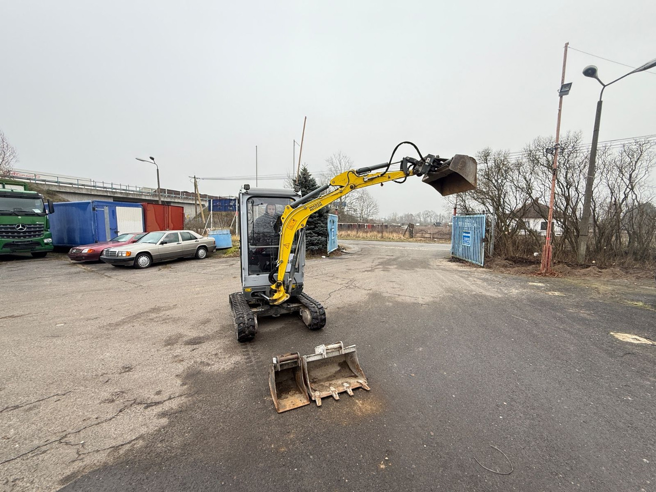 Miniexcavadora Neuson ET 18 2 Grabenlöffel 1 Grabenräumsc. Knikmatik: foto 9