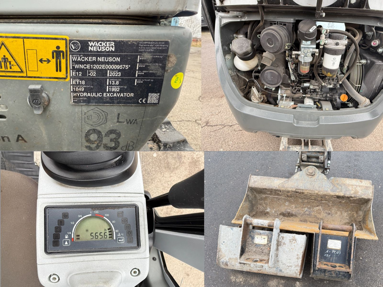 Miniexcavadora Neuson ET 18 2 Grabenlöffel 1 Grabenräumsc. Knikmatik: foto 15