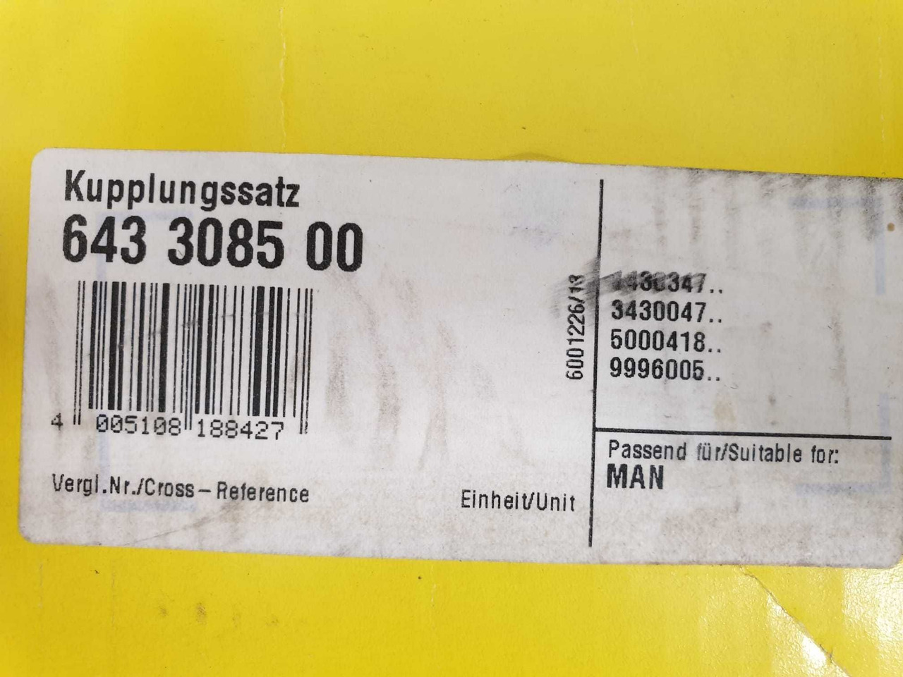 Oryginalne sprzęgło firmy Luk Autobusy,Samochody ciężarowe Man - Transmisión: foto 3 Oryginalne sprzęgło firmy Luk Autobusy,Samochody ciężarowe Man - Transmisión: foto 3