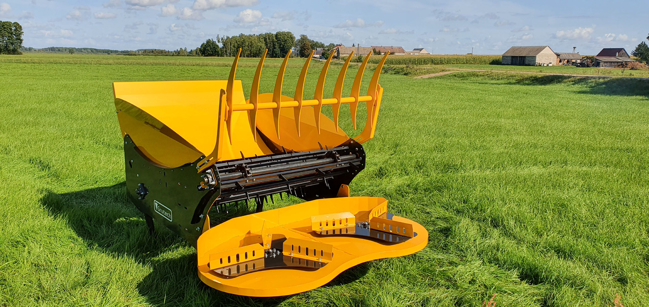 Empajadora nuevo Grutech Ballenabwickler / Straw blowers / Pailleuse / Trinciapaglia / Picadora de paja / Измельчитель соломы / Ścielarka słomy: foto 12