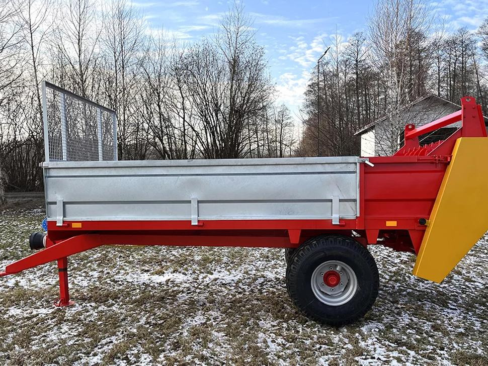 Esparcidor de estiércol nuevo Roltrans Miststreuer / Manure spreader / Épandeur à fumier / Spandiletame / Разбрасыватель органических удобрений N250/2 LEO 4 t: foto 8
