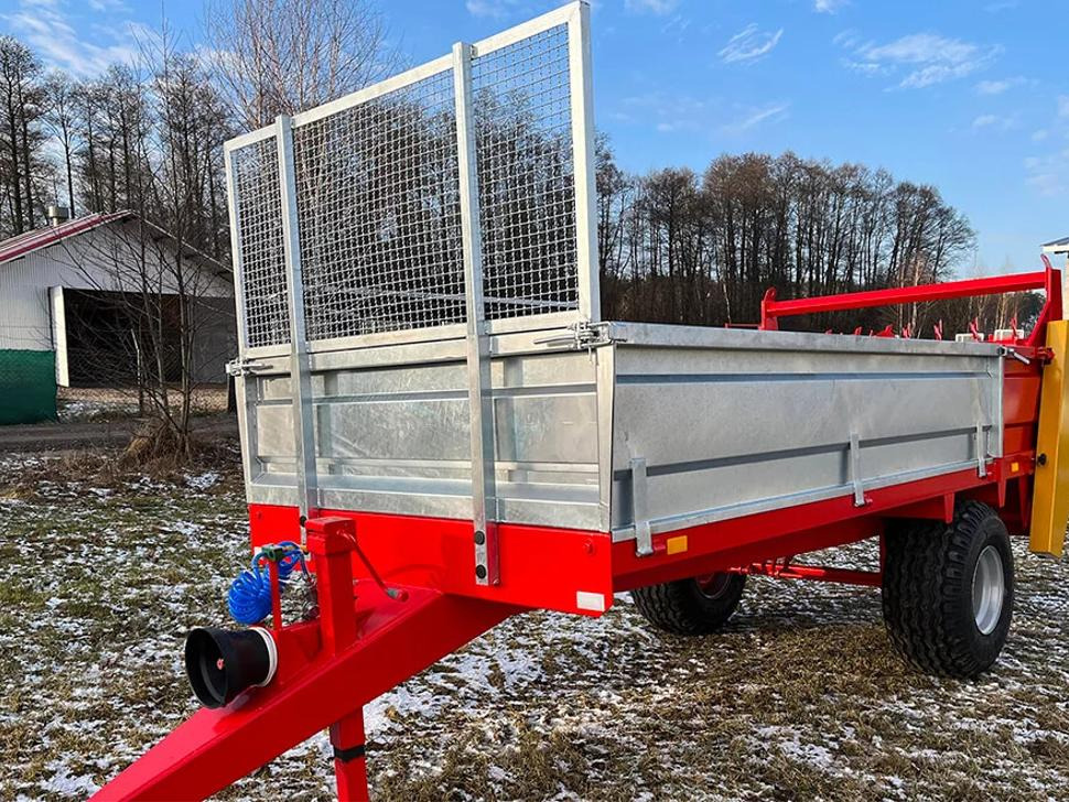 Esparcidor de estiércol nuevo Roltrans Miststreuer / Manure spreader / Épandeur à fumier / Spandiletame / Разбрасыватель органических удобрений N250/2 LEO 4 t: foto 6