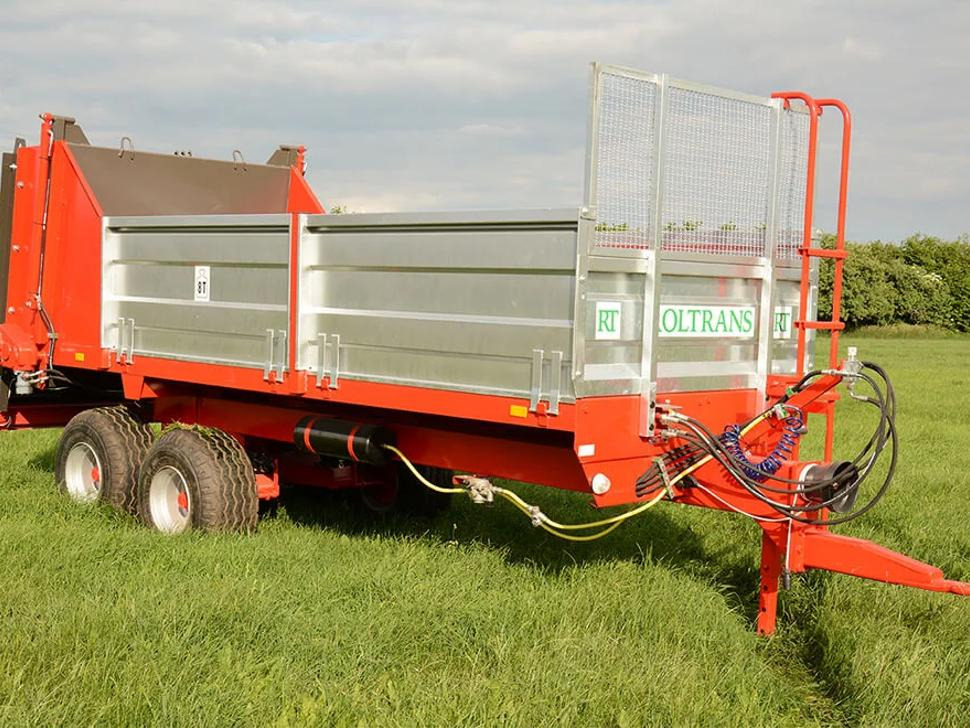 Esparcidor de estiércol nuevo Roltrans Miststreuer / Manure spreader / Épandeur à fumier / Spandiletame / Разбрасыватель органических удобрений / Rozrzutnik obornika N250/32 JAMNIK 8 t: foto 14