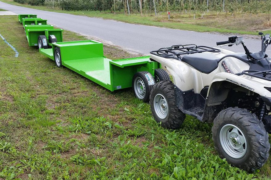 Wodziński Plattform für den Transport von Obstbäume / Orchard platform / Plateformes de transport / Piattaforma / Транспортная платформа / Platforma sadownicza do transportu - Remolque plataforma agrícola: foto 1 Wodziński Plattform für den Transport von Obstbäume / Orchard platform / Plateformes de transport / Piattaforma / Транспортная платформа / Platforma sadownicza do transportu - Remolque plataforma agrícola: foto 1