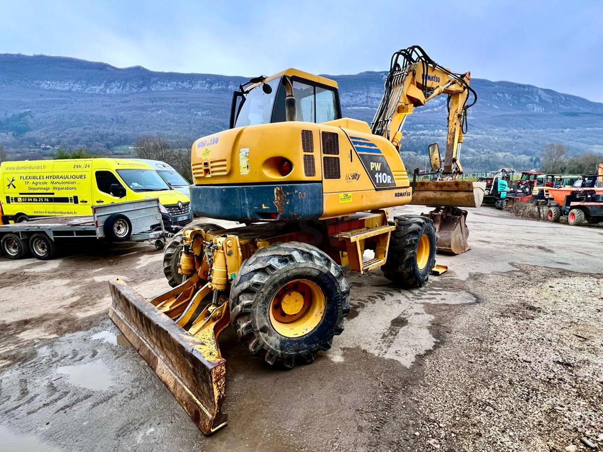 Komatsu PW110R-1 PELLE A PNEUS 12T - Excavadora de ruedas: foto 5 Komatsu PW110R-1 PELLE A PNEUS 12T - Excavadora de ruedas: foto 5