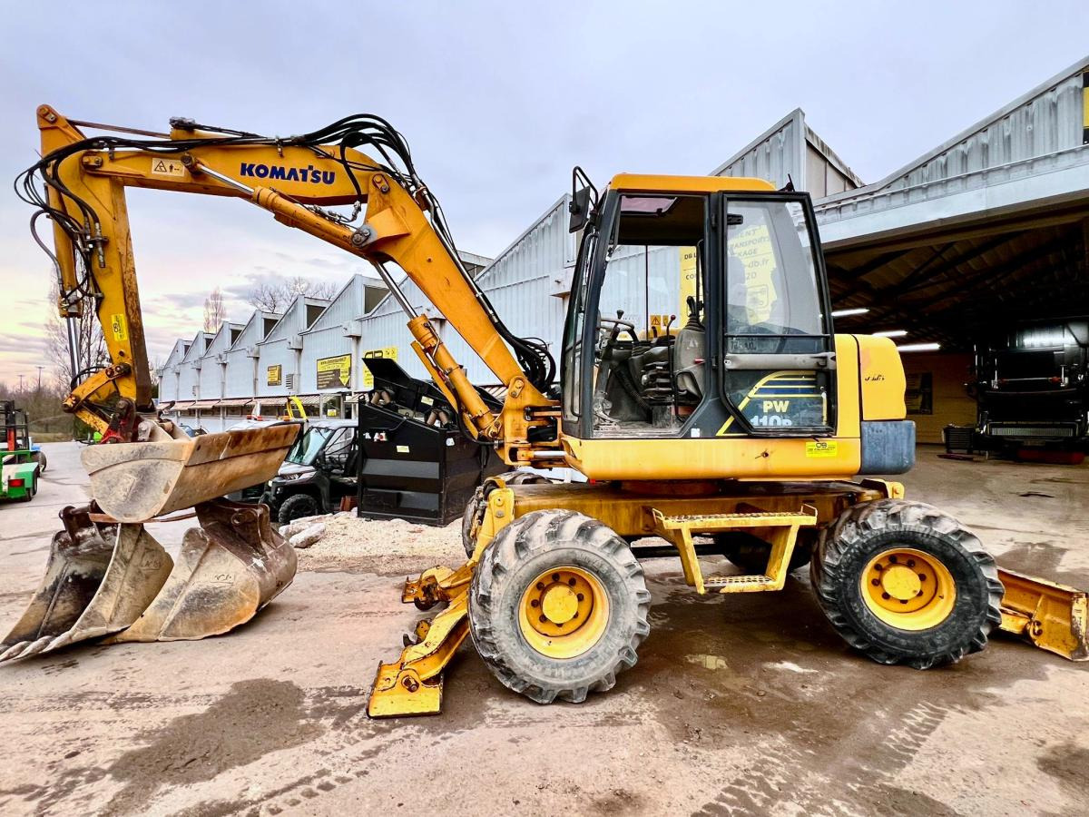 Komatsu PW110R-1 PELLE A PNEUS 12T - Excavadora de ruedas: foto 2 Komatsu PW110R-1 PELLE A PNEUS 12T - Excavadora de ruedas: foto 2