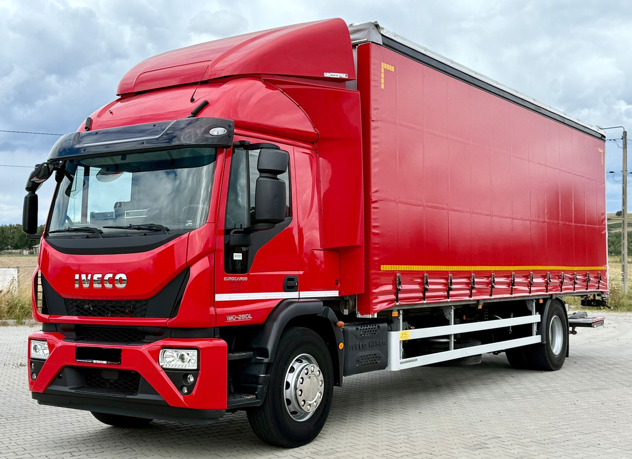 IVECO EUROCARGO 180-280 / FIRANKA / WINDA / 20 PALET / 80 TYŚ KM / 2023 ROK / 9 223 KG ŁADOWNOŚ - Camión lona: foto 2 IVECO EUROCARGO 180-280 / FIRANKA / WINDA / 20 PALET / 80 TYŚ KM / 2023 ROK / 9 223 KG ŁADOWNOŚ - Camión lona: foto 2