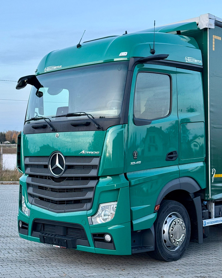 Camión lona MERCEDES-BENZ ACTROS 1845 / FIRANKA / 19 EUROPALET / DUŻA KABINA / AUTOMAT / 2021: foto 6