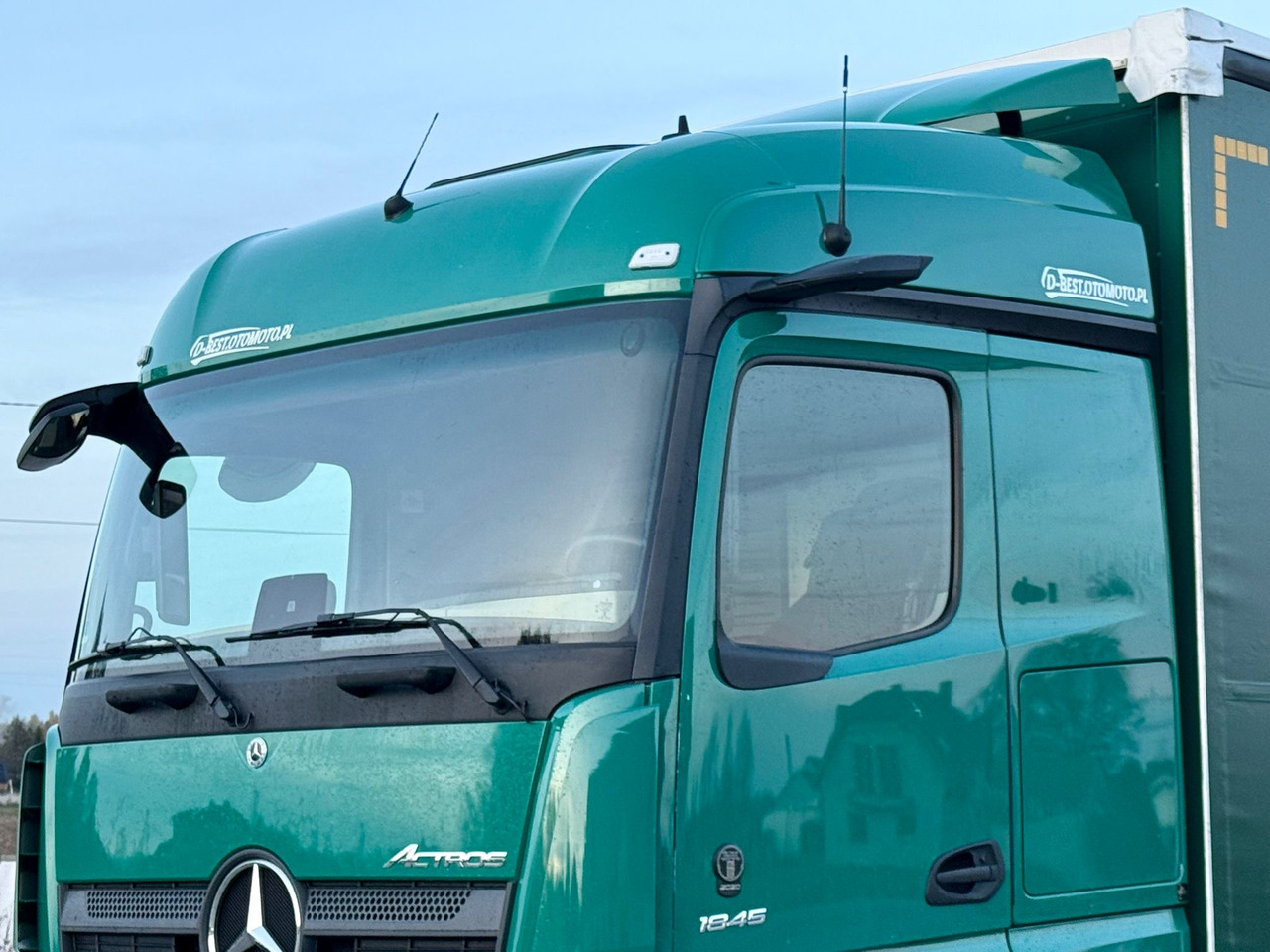 Camión lona MERCEDES-BENZ ACTROS 1845 / FIRANKA / 19 EUROPALET / DUŻA KABINA / AUTOMAT / 2021: foto 11