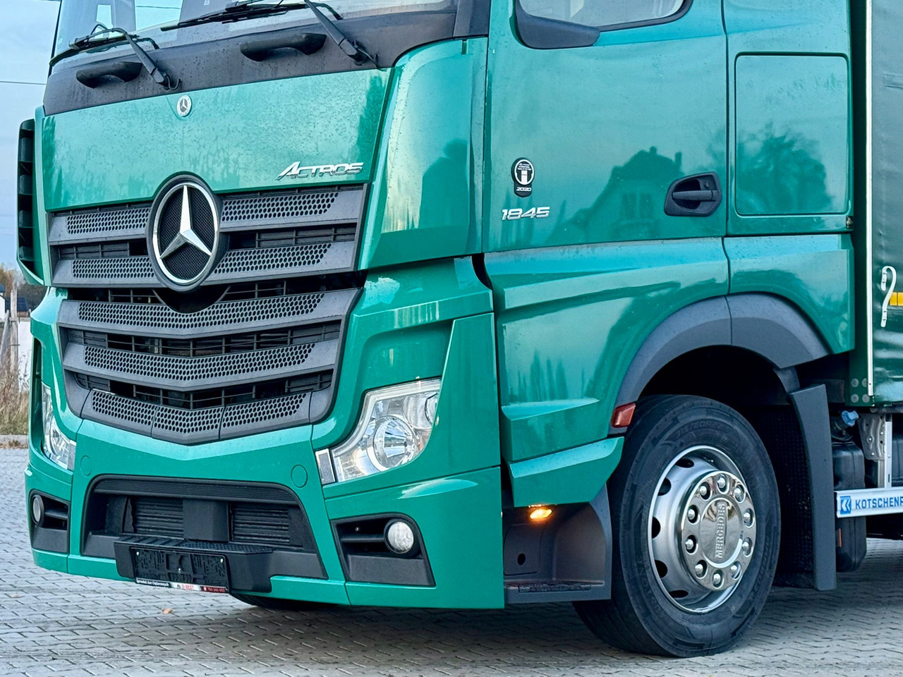 Camión lona MERCEDES-BENZ ACTROS 1845 / FIRANKA / 19 EUROPALET / DUŻA KABINA / AUTOMAT / 2021: foto 12