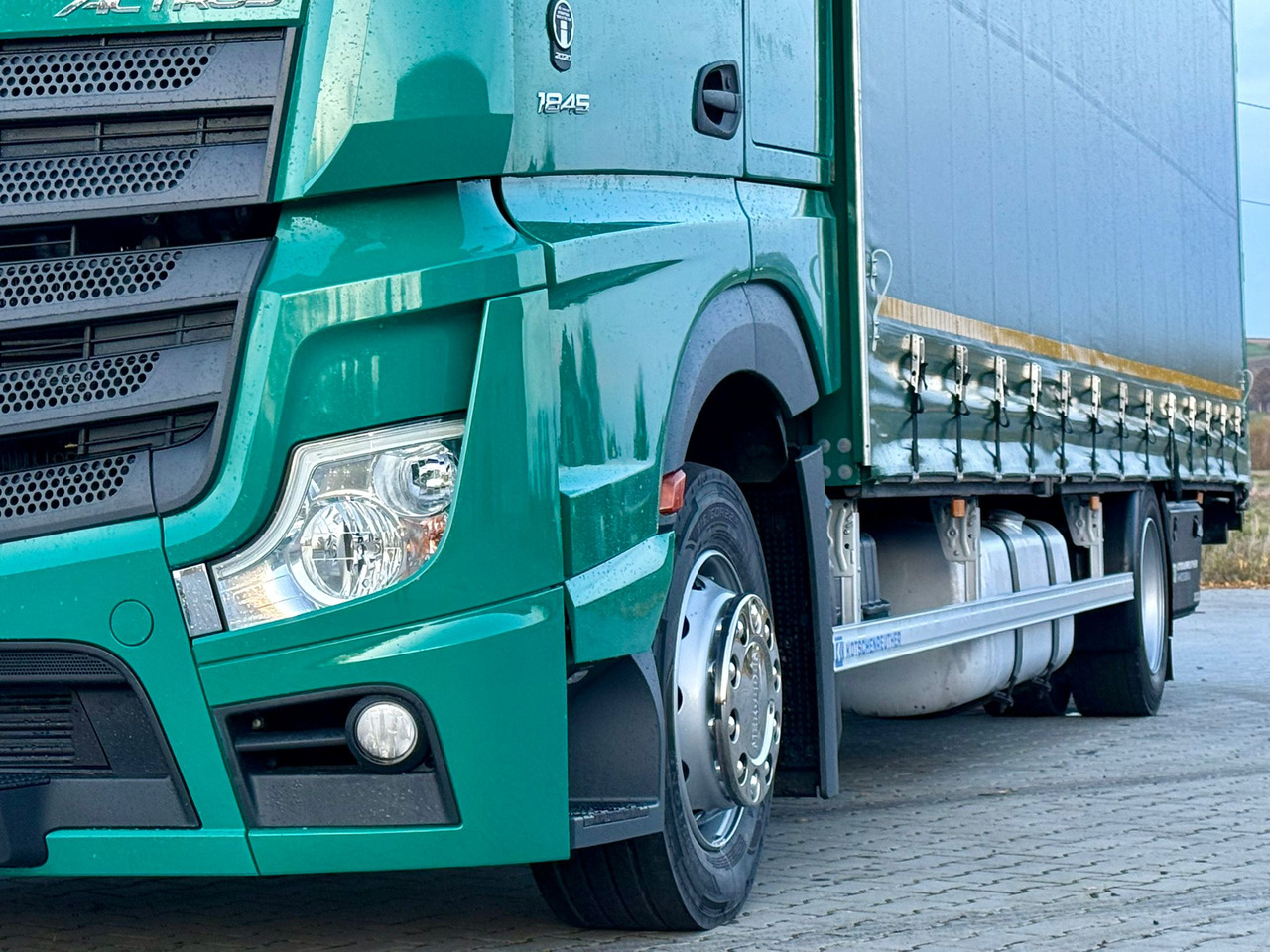 Camión lona MERCEDES-BENZ ACTROS 1845 / FIRANKA / 19 EUROPALET / DUŻA KABINA / AUTOMAT / 2021: foto 10