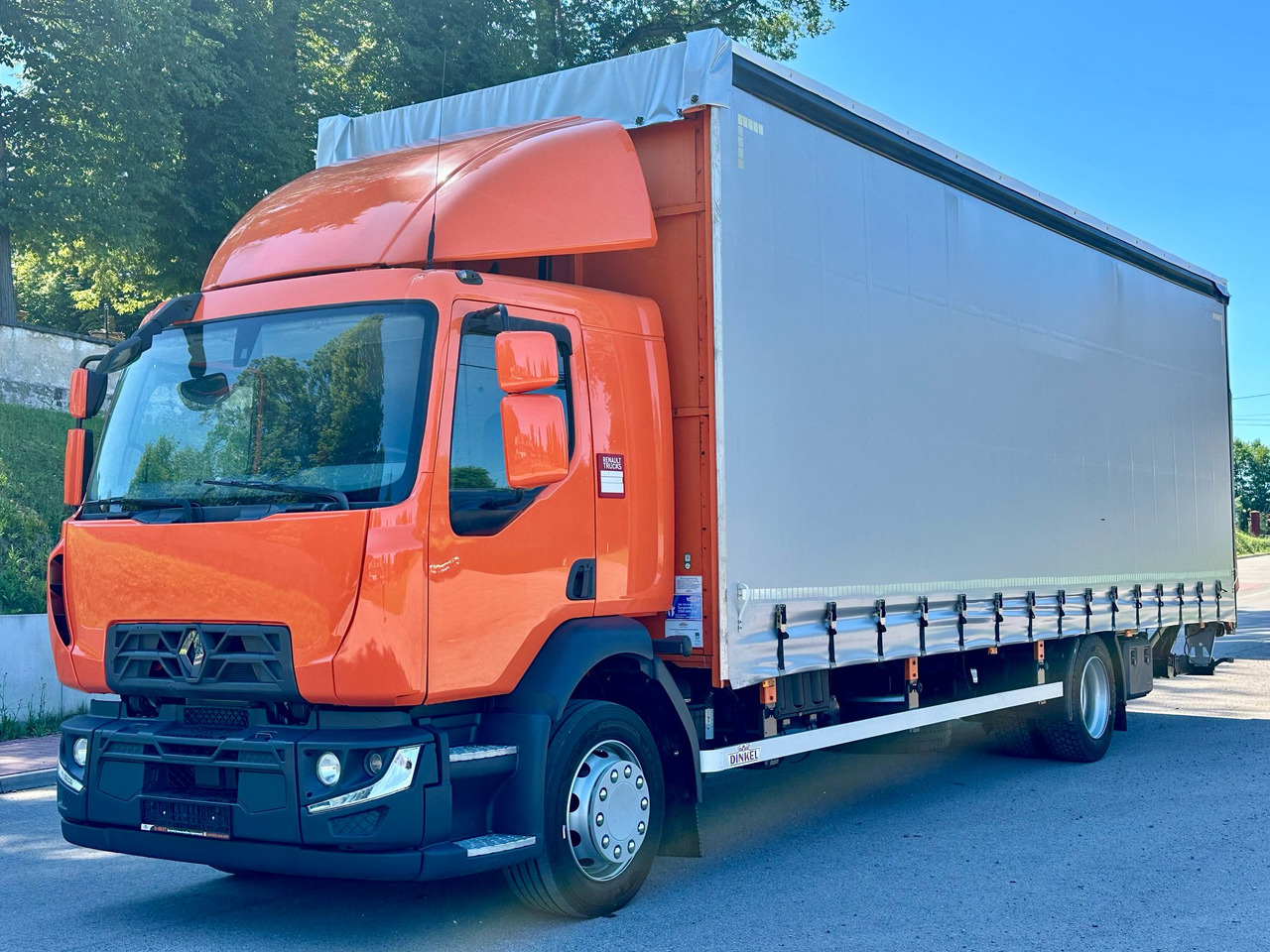 RENAULT D 18 / 280 / FIRANKA / WINDA / 8.6 M DŁUGOŚCI / 21 EUROPALET / NOWE OPONY / ŁADOWNOŚĆ 9.380 KG / AUTOMAT / SERWISOWANA / SPROWADZONA - Camión lona: foto 2 RENAULT D 18 / 280 / FIRANKA / WINDA / 8.6 M DŁUGOŚCI / 21 EUROPALET / NOWE OPONY / ŁADOWNOŚĆ 9.380 KG / AUTOMAT / SERWISOWANA / SPROWADZONA - Camión lona: foto 2