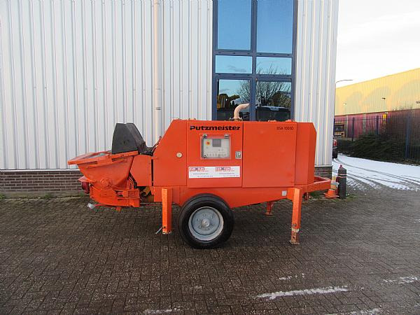 2014 PUTZMEISTER BSA1005 DC trailer mounted. - Bomba de hormigon estacionaria: foto 1 2014 PUTZMEISTER BSA1005 DC trailer mounted. - Bomba de hormigon estacionaria: foto 1