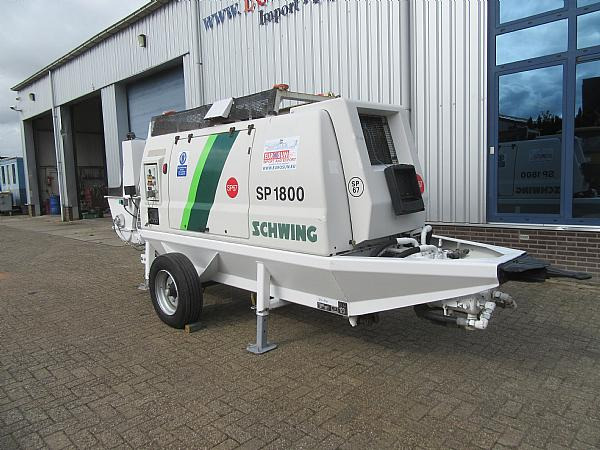 2014 SCHWING BP 1800 D -129 KW static pump - Bomba de hormigon estacionaria: foto 1 2014 SCHWING BP 1800 D -129 KW static pump - Bomba de hormigon estacionaria: foto 1