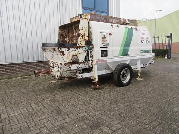 2014 SCHWING SP1800 D 129KW trailer pump - Bomba de hormigon estacionaria: foto 4 2014 SCHWING SP1800 D 129KW trailer pump - Bomba de hormigon estacionaria: foto 4