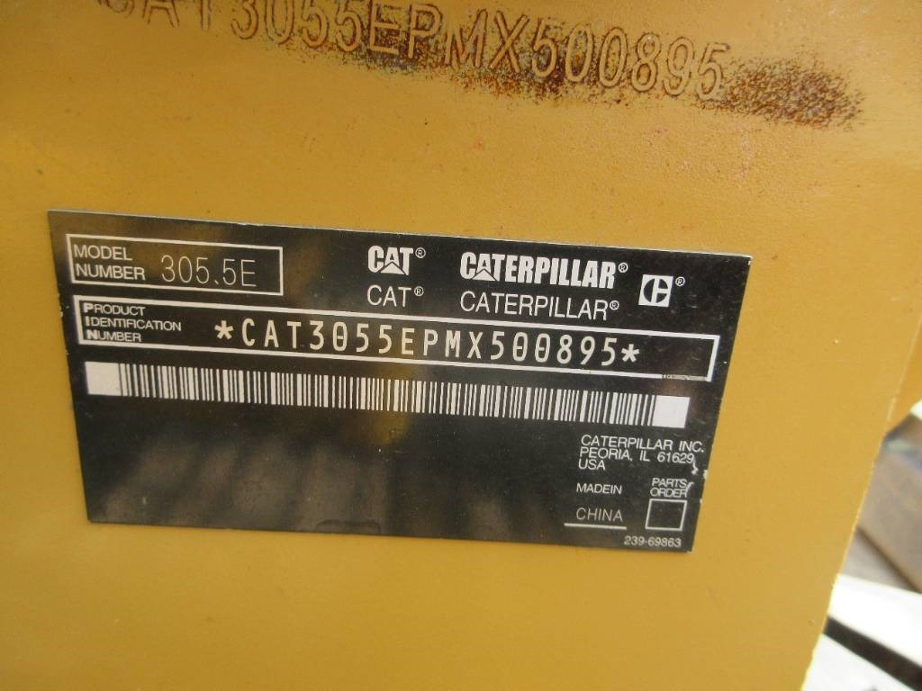 Excavadora de cadenas CAT 305.5 E: foto 13