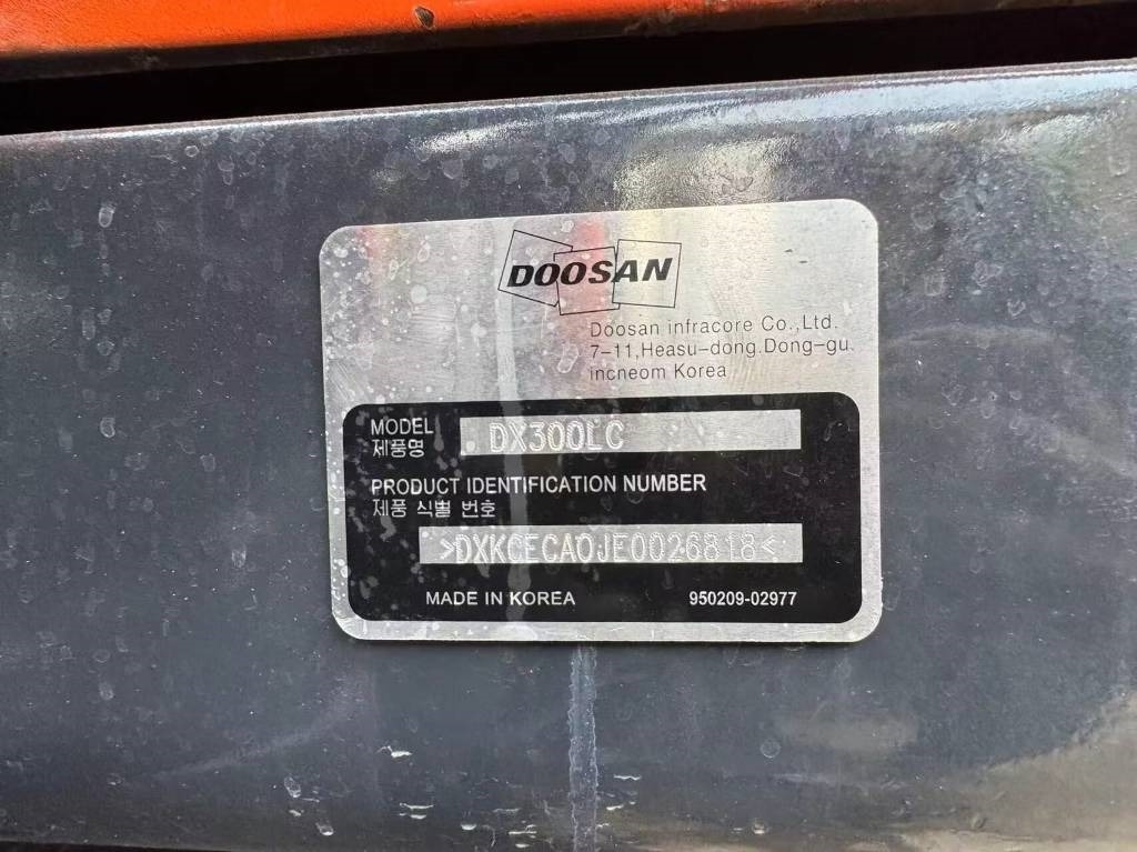 Doosan DX 300 LC - Excavadora de cadenas: foto 5 Doosan DX 300 LC - Excavadora de cadenas: foto 5