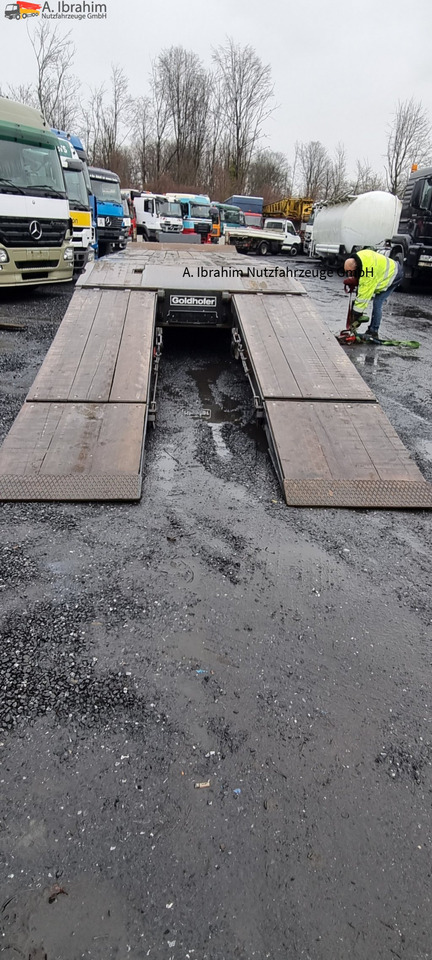 Goldhofer TU-L 3-24/80 Tieflader 10.00 m Ladefläche - Remolque góndola rebajadas: foto 3 Goldhofer TU-L 3-24/80 Tieflader 10.00 m Ladefläche - Remolque góndola rebajadas: foto 3