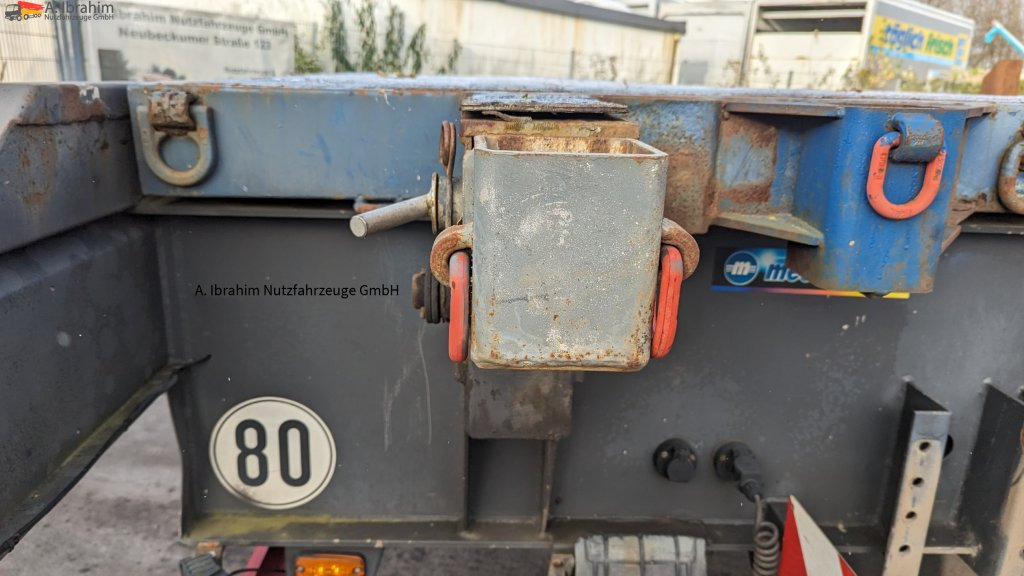 Semirremolque plataforma/ Caja abierta Meusburger MPS-3 Schräglader: foto 15