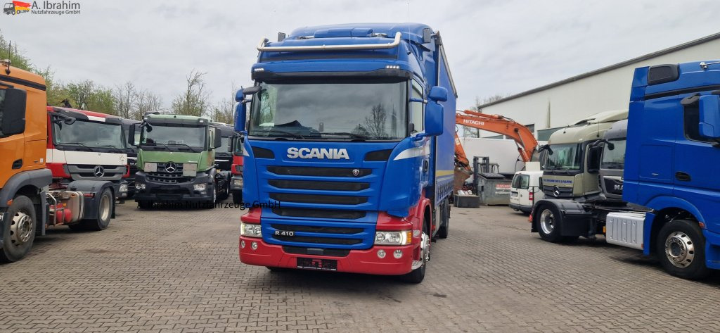 Camión lona Scania R410 Retarder, Klima, Standklima: foto 8