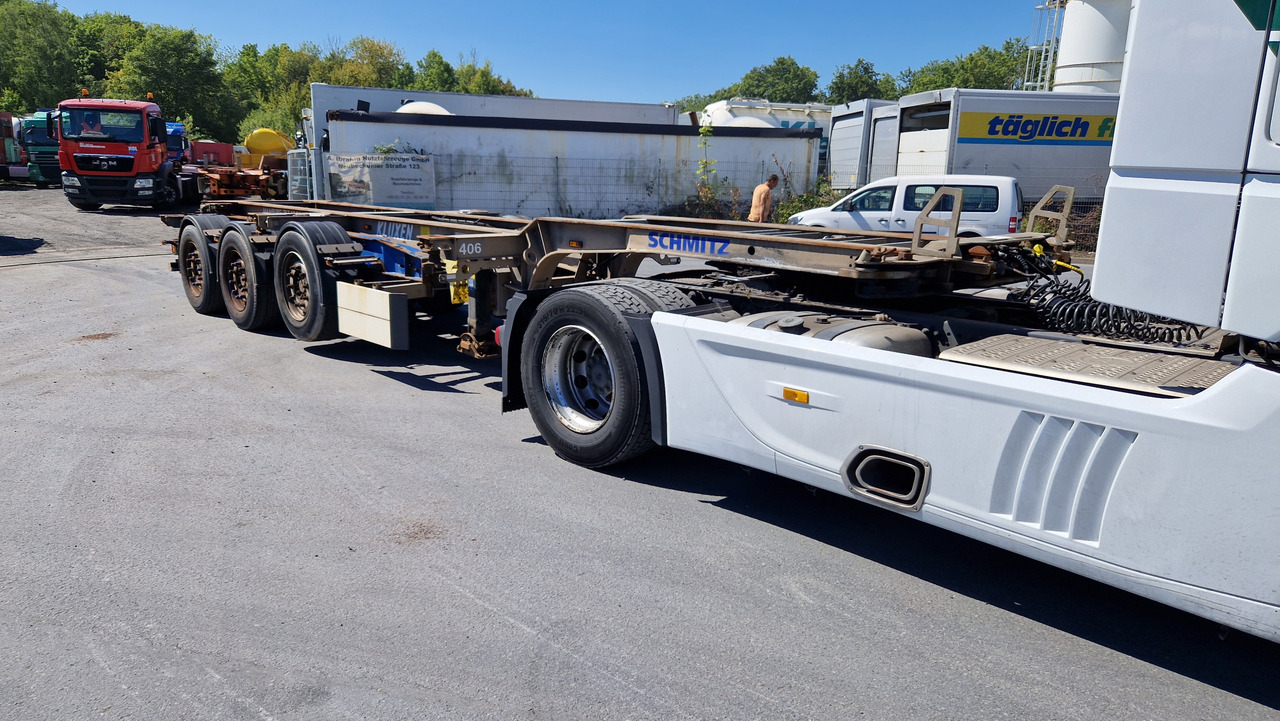 Schmitz SCF 24G Slider - Semirremolque portacontenedore/ Intercambiable: foto 1 Schmitz SCF 24G Slider - Semirremolque portacontenedore/ Intercambiable: foto 1