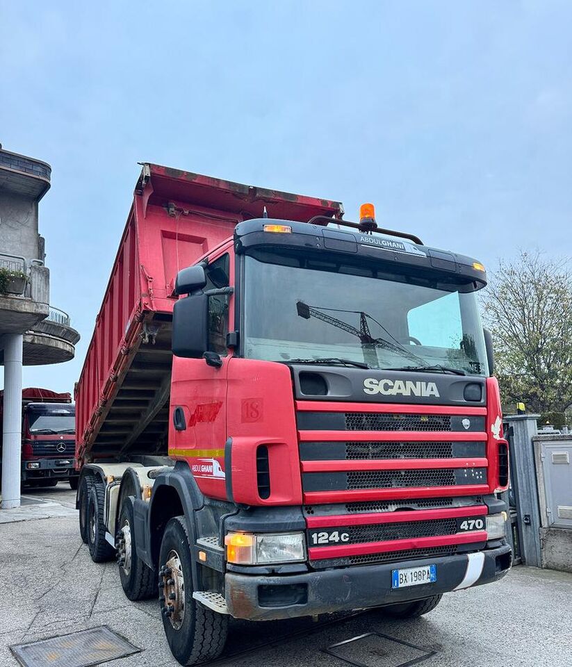 Scania R124/470 Ribaltabile 8X4 - Camión volquete: foto 1 Scania R124/470 Ribaltabile 8X4 - Camión volquete: foto 1