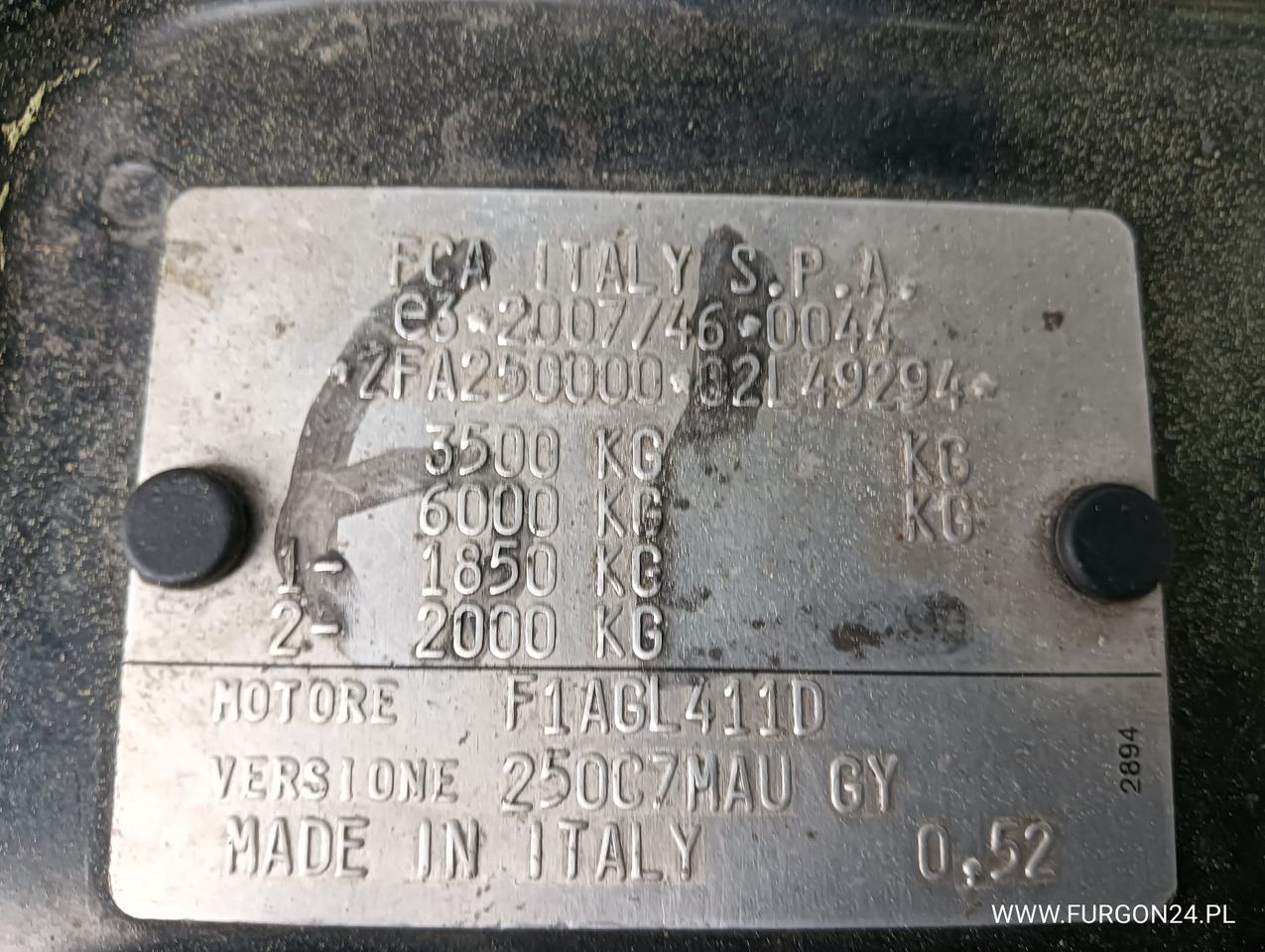 Furgoneta caja cerrada FIAT DUCATO KONTENER WINDA NR 886: foto 15