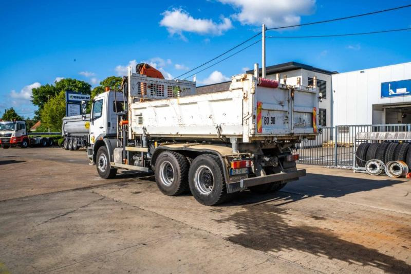 Camión volquete, Camión grúa Mercedes AXOR 2633+BIBENNE+PALFINGER 18T/m /3XHydr.: foto 9