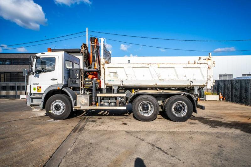 Camión volquete, Camión grúa Mercedes AXOR 2633+BIBENNE+PALFINGER 18T/m /3XHydr.: foto 10