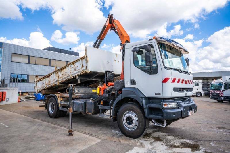Renault KERAX 320 DCI +BIBENNE+PALFINGER 12Ton/m/2 EXT. - Camión volquete, Camión grúa: foto 2 Renault KERAX 320 DCI +BIBENNE+PALFINGER 12Ton/m/2 EXT. - Camión volquete, Camión grúa: foto 2