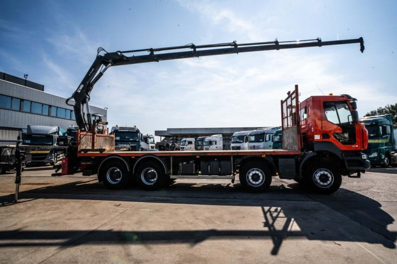 Renault KERAX 430 DXI+ HIAB 16 T/m + 5 EXT - Camión caja abierta, Camión grúa: foto 5 Renault KERAX 430 DXI+ HIAB 16 T/m + 5 EXT - Camión caja abierta, Camión grúa: foto 5