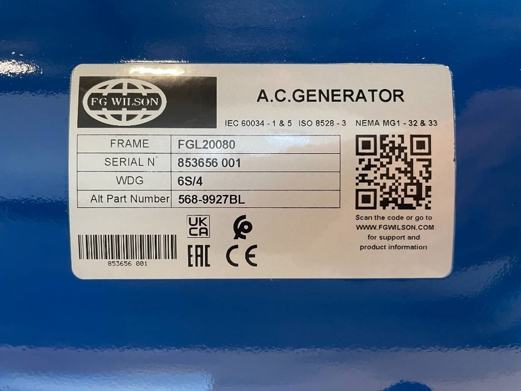 Generador industriale nuevo FG Wilson P65-5 - 65 kVA Open Genset - DPX-16006-O: foto 13