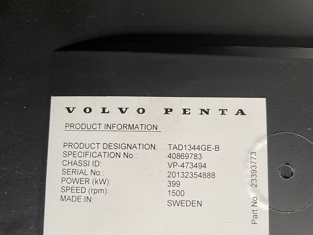 Generador industriale Volvo TAD1344GE - 450 kVA Generator - DPX-18880: foto 17