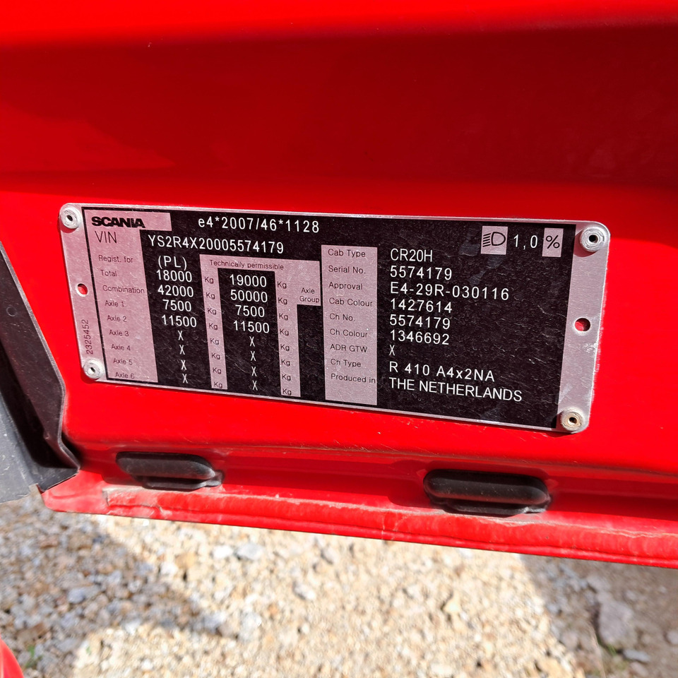 Cabeza tractora SCANIA R410  CIĄGNIK SIODŁOWY: foto 11