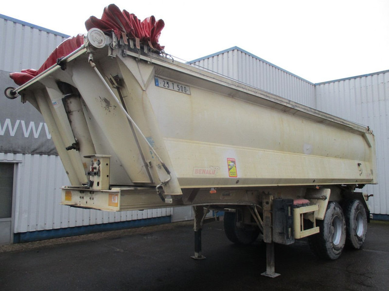 Benalu C33 , 2 Axle, Alu Tipper trailer , Drum brakes , Spring suspension - Semirremolque volquete: foto 1 Benalu C33 , 2 Axle, Alu Tipper trailer , Drum brakes , Spring suspension - Semirremolque volquete: foto 1