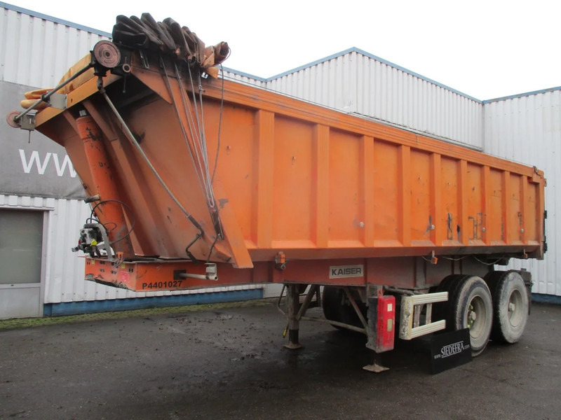 Kaiser 2 axle , steel tipper trailer , spring suspension , drum brakes - Semirremolque volquete: foto 1 Kaiser 2 axle , steel tipper trailer , spring suspension , drum brakes - Semirremolque volquete: foto 1