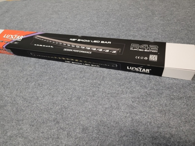 Piezas de recambio LUXTAR® Ledramp R42 240W Curved <105cm: foto 1