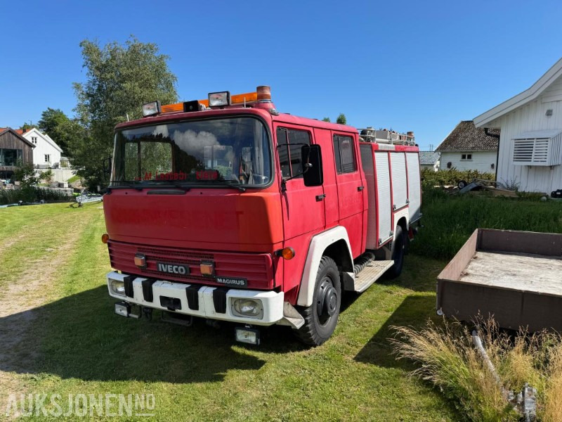 1978 Magirus Deutz 192D11 med Sirene, blålys, vannpumpe - Camión de bomberos: foto 1 1978 Magirus Deutz 192D11 med Sirene, blålys, vannpumpe - Camión de bomberos: foto 1