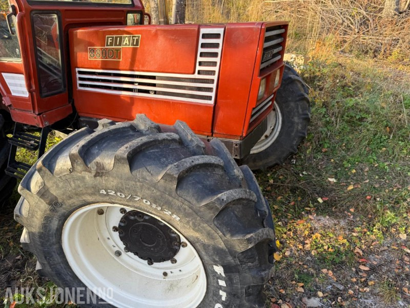 1980 Fiat 880 m/Turbo, nylig oppusset - Tractor: foto 5 1980 Fiat 880 m/Turbo, nylig oppusset - Tractor: foto 5