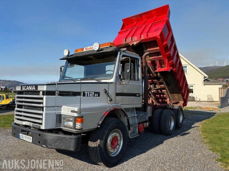 1984 Scania T112H 6X2 LC38, Veteran snutebil med tipp - Camión volquete: foto 3 1984 Scania T112H 6X2 LC38, Veteran snutebil med tipp - Camión volquete: foto 3