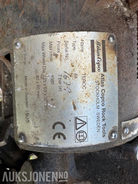 1995 Atlas Copco Teroc type 64 - Perforadora: foto 2 1995 Atlas Copco Teroc type 64 - Perforadora: foto 2