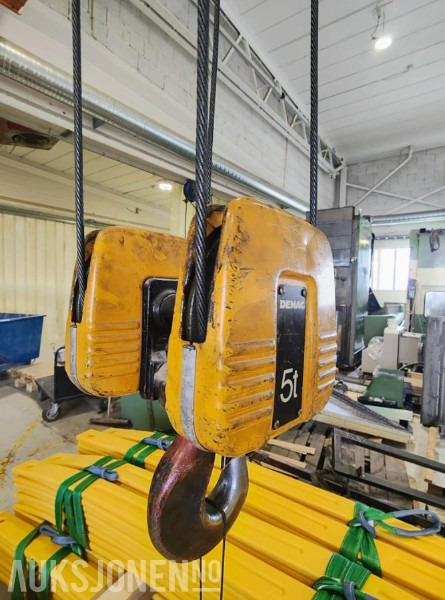 1997 Demag ZKKE Traverskran - Bredde 8500 mm - løftekapasitet 5 tonn - Grúa: foto 4 1997 Demag ZKKE Traverskran - Bredde 8500 mm - løftekapasitet 5 tonn - Grúa: foto 4