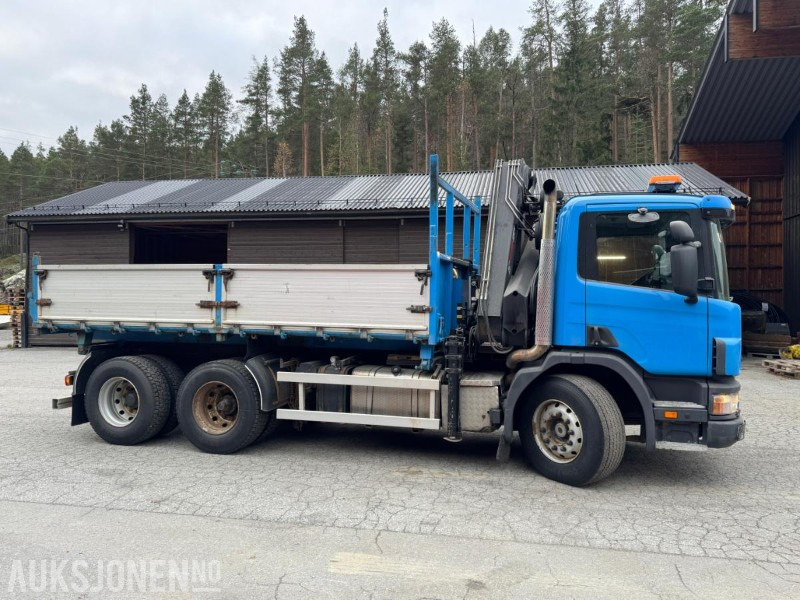 1997 Scania P124 400 kranbil med 3-veis tipp og klype - Camión grúa: foto 5 1997 Scania P124 400 kranbil med 3-veis tipp og klype - Camión grúa: foto 5