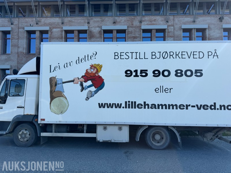 1998 MAN 8.224 LLC skapbil med løftelem og sidedør - Camión caja cerrada: foto 3 1998 MAN 8.224 LLC skapbil med løftelem og sidedør - Camión caja cerrada: foto 3