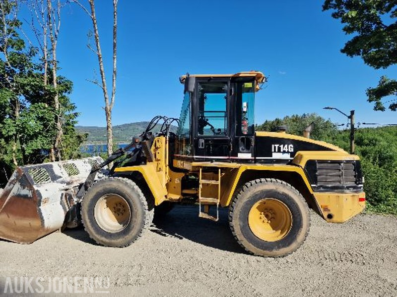 1999 Cat IT14G hjullaster snø skuffe/grus skuffe 10039 timer - Cargadora de ruedas: foto 1 1999 Cat IT14G hjullaster snø skuffe/grus skuffe 10039 timer - Cargadora de ruedas: foto 1