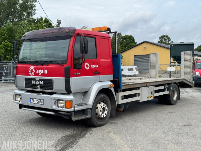 2000 MAN 15,224LLLC planbil / EU-godkjent / 8945kg nyttelast - Camión caja abierta: foto 1 2000 MAN 15,224LLLC planbil / EU-godkjent / 8945kg nyttelast - Camión caja abierta: foto 1